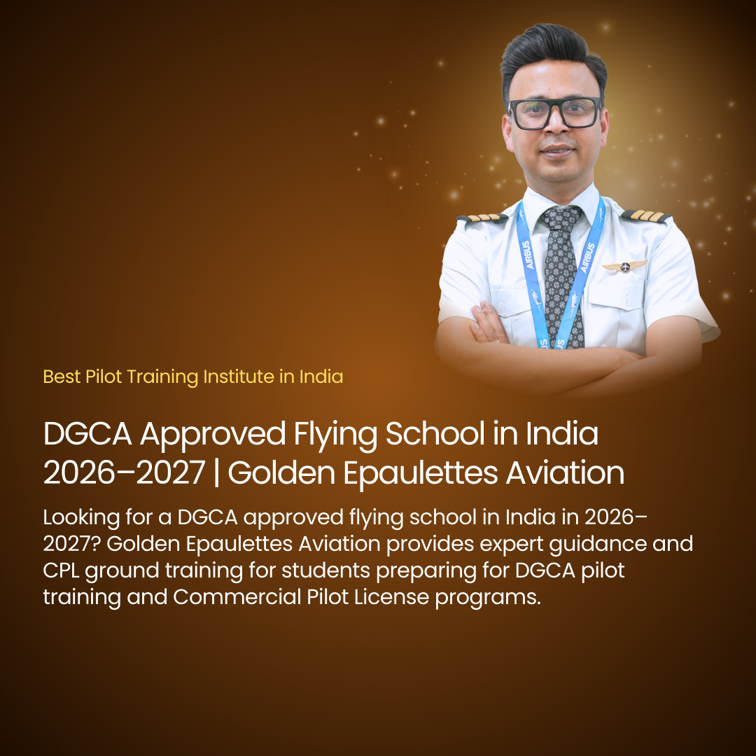 DGCA Approved Flying School in India 2026–2027 | Golden Epaulettes Aviation
